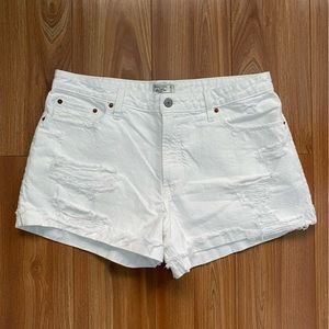 Abercrombie High Rise 80s Mom Shorts